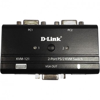 2-портовый KVM-переключатель D-LINK KVM-121