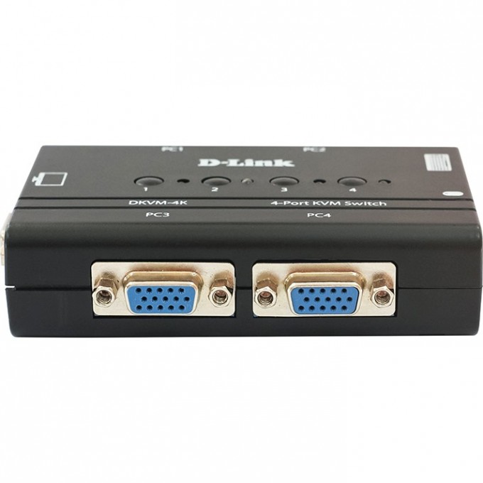 4-портовый KVM-переключатель D-LINK DKVM-4K/B3A