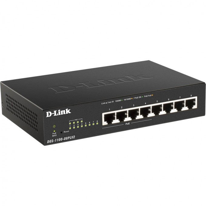 Коммутатор D-LINK DGS-1100-08PLV2 DGS-1100-08PLV2/A1A
