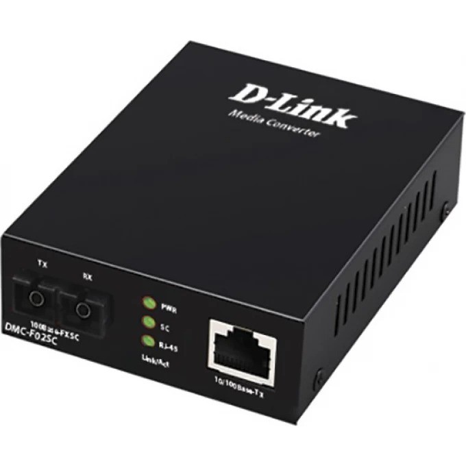 Медиаконвертер D-LINK DMC-F02SC DMC-F02SC/B1A