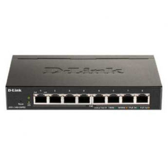Настраиваемый L2 коммутатор D-LINK DGS-1100-08PV2/A4A с 8 портами 10/100/1000Base-T (8 портов PoE 802.3af/at, PoE-бюджет 64 Вт) Настраиваемый L2 коммутатор D-LINK DGS-1100-08PV2/A4A с 8 портами 10/100/1000Base-T (8 портов PoE 802.3af/at, PoE-бюджет 64 Вт)