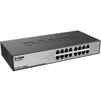 Неуправляемый коммутатор D-LINK DES-1016D/I1A с 16 портами 10/100Base-TX